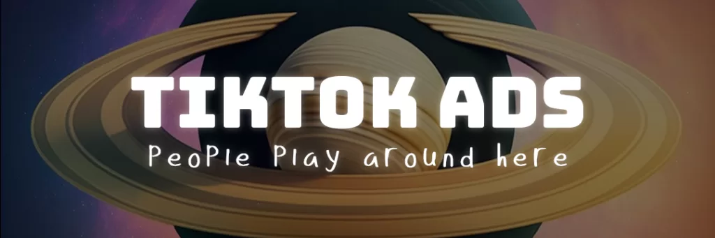 TikTok ads space banner